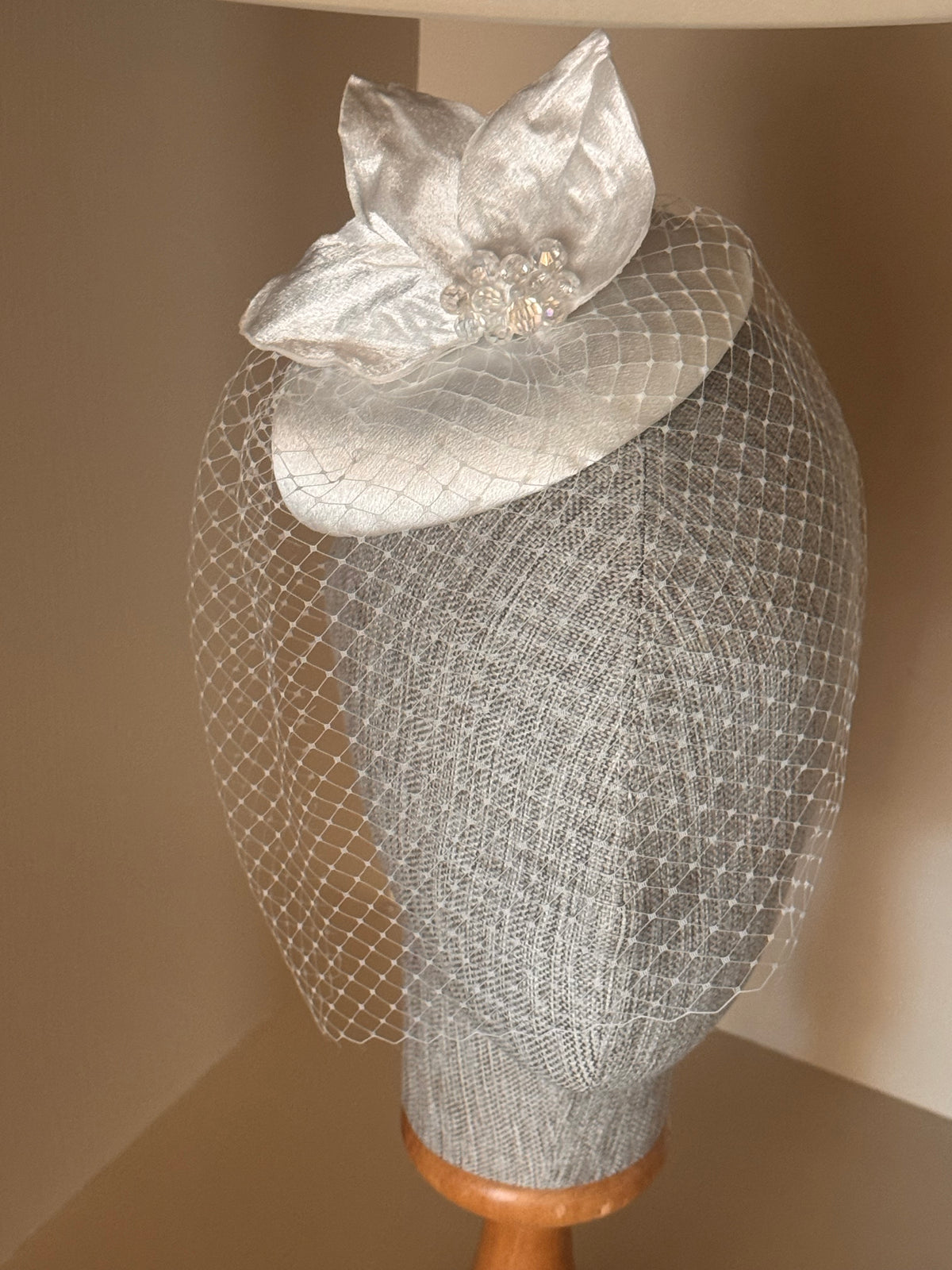 Ivory Bridal Fascinator
