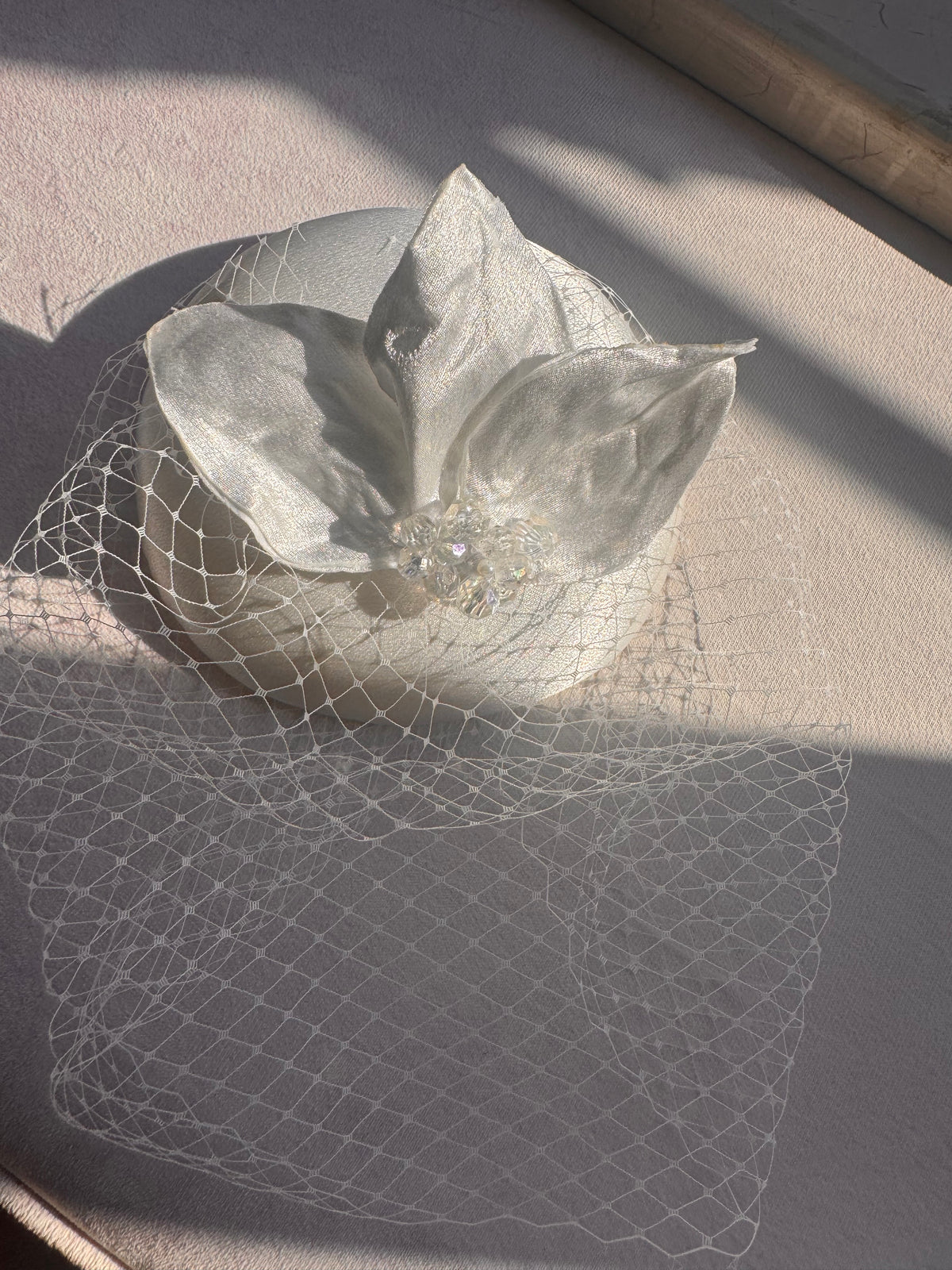 Ivory Bridal Fascinator