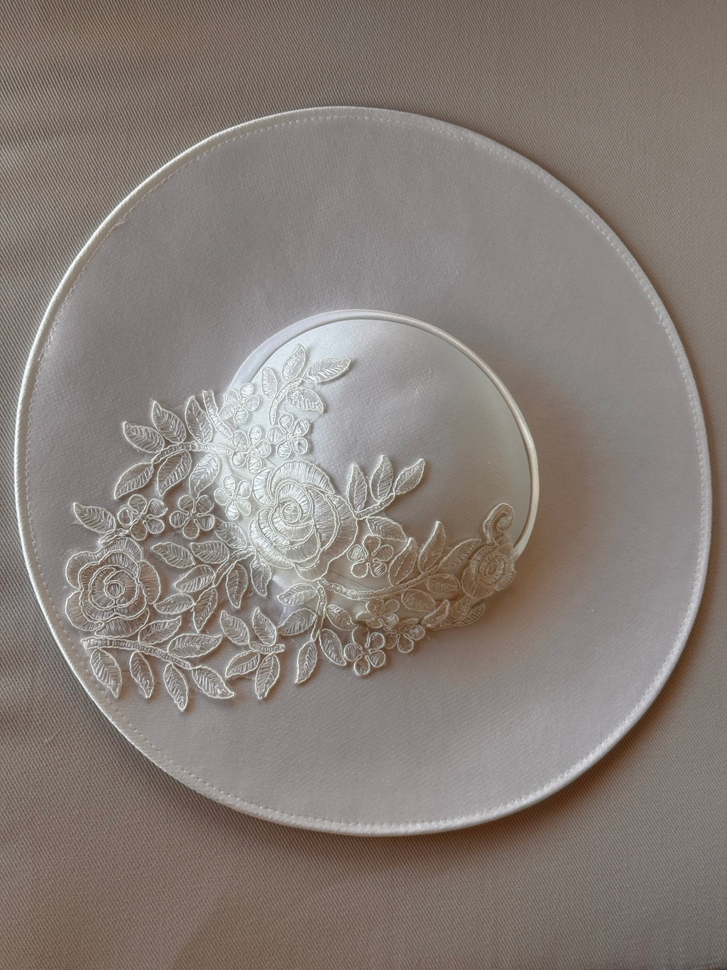 Elegant Bridal Wide Brim Hat