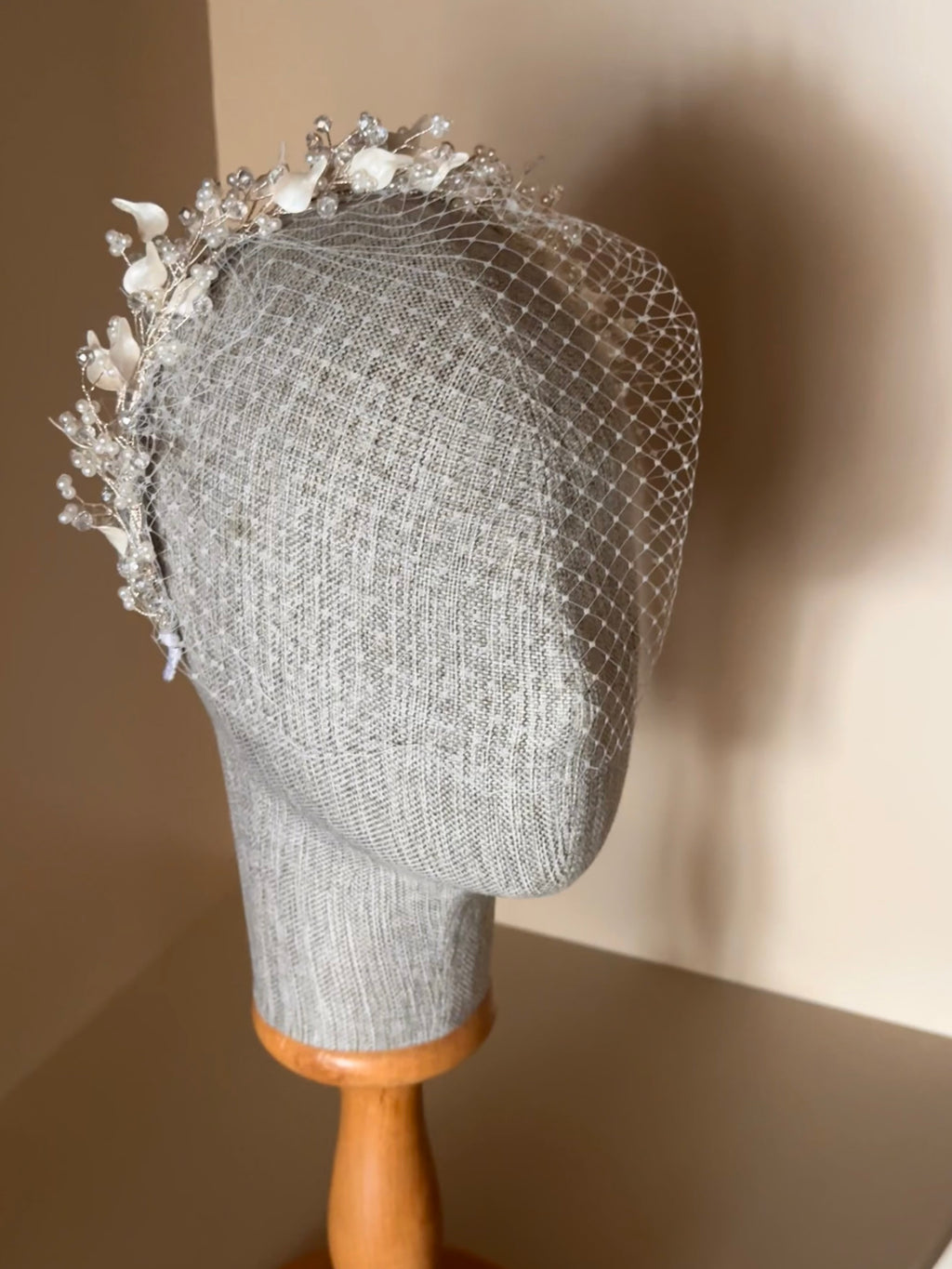 Floral Bridal Veil Headpiece 001