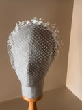 Floral Bridal Veil Headpiece 001