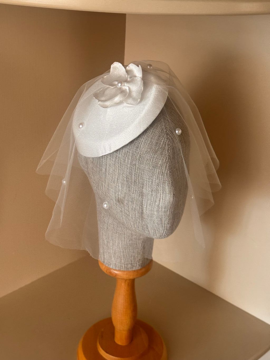 Elegant Bridal Cap with Veil