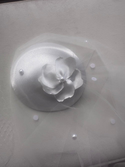 Elegant Bridal Cap with Veil
